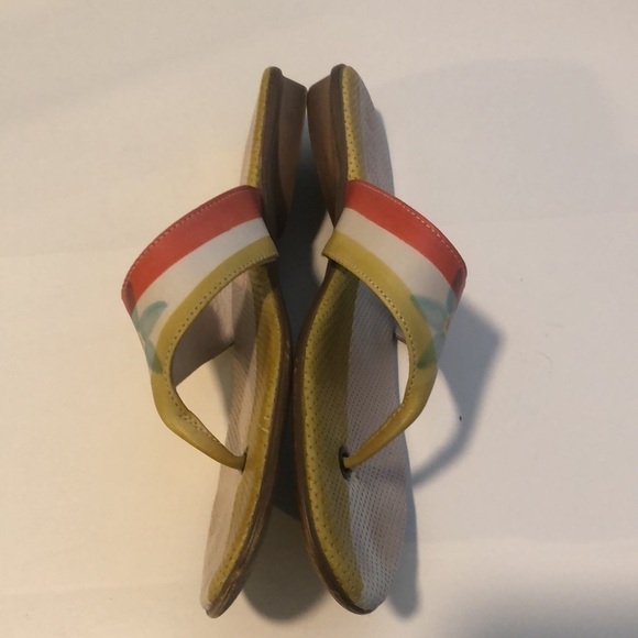 Astore Venezia leather slip on sandals with flower - Picture 4 of 9